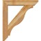 Ekena Millwork Funston Slat Rough Sawn Bracket w/ Offset Brace, Western Red Cedar, 6"W x 28"D x 32"H BKT0604X28X32FST06RWR - alternate 3